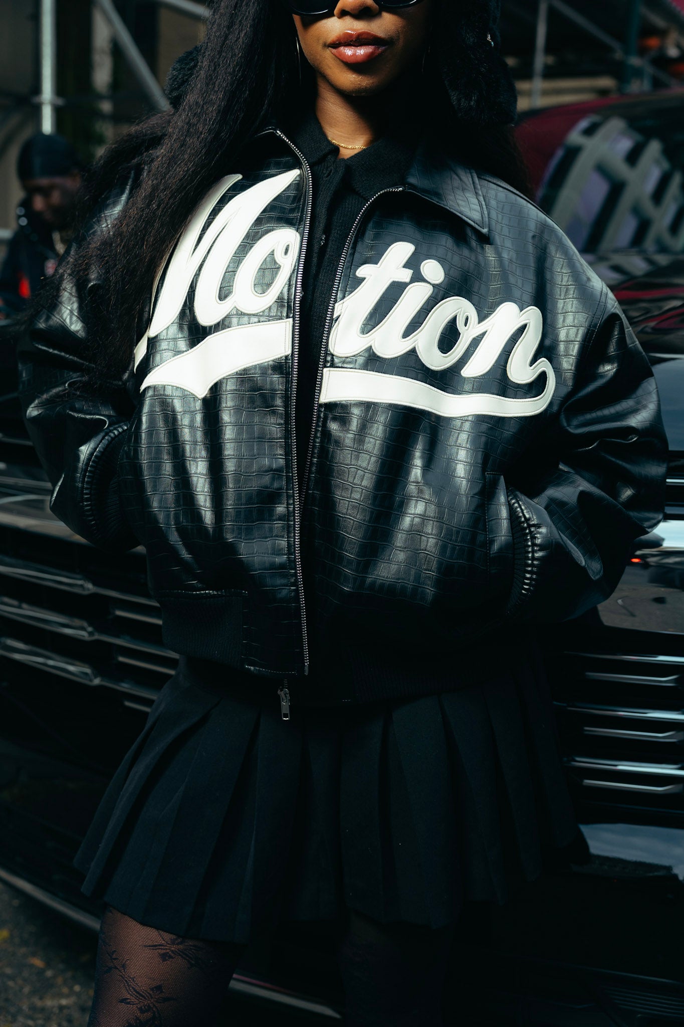 Motion Croc Jacket - Noir