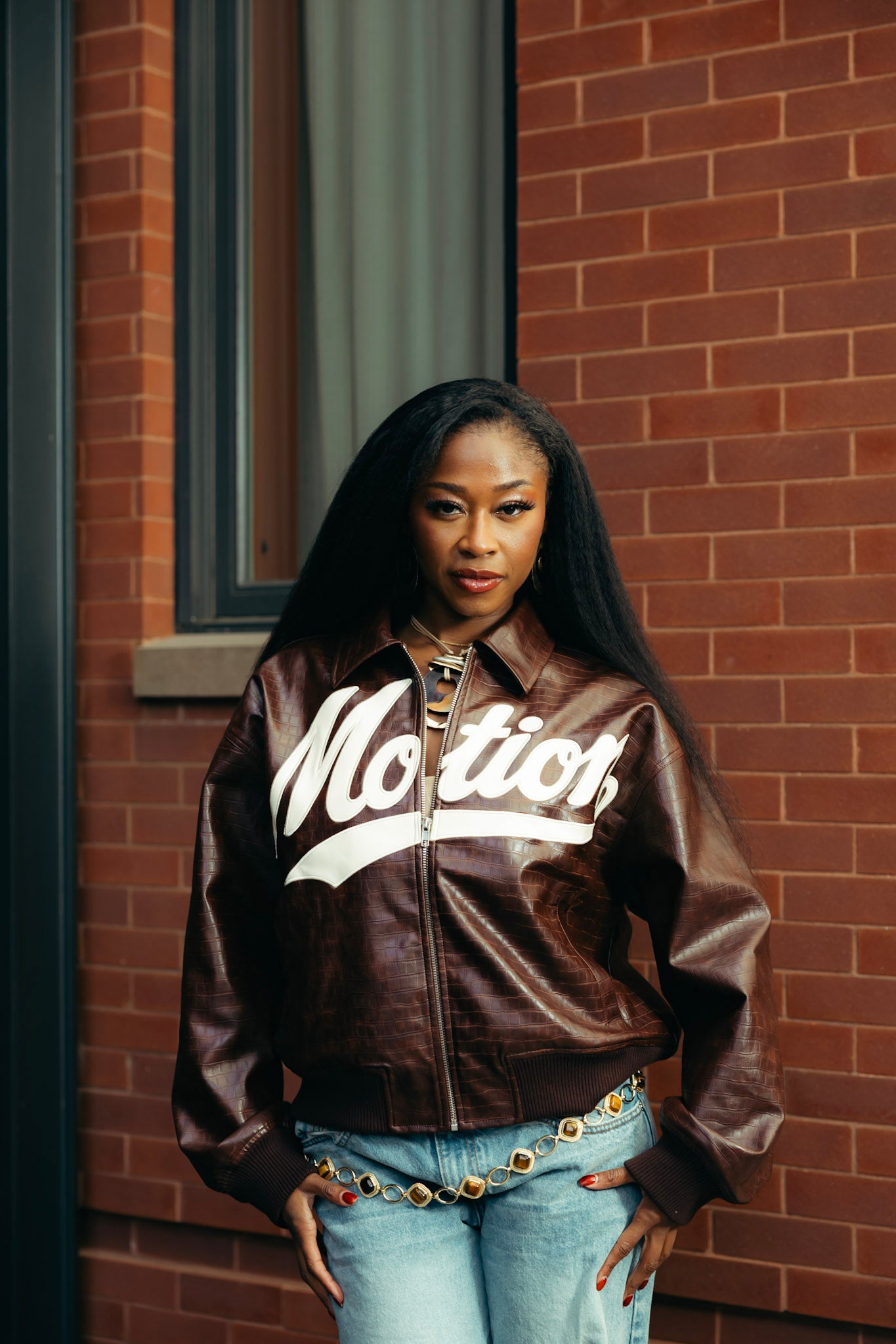 Motion Croc Jacket - Brownstone