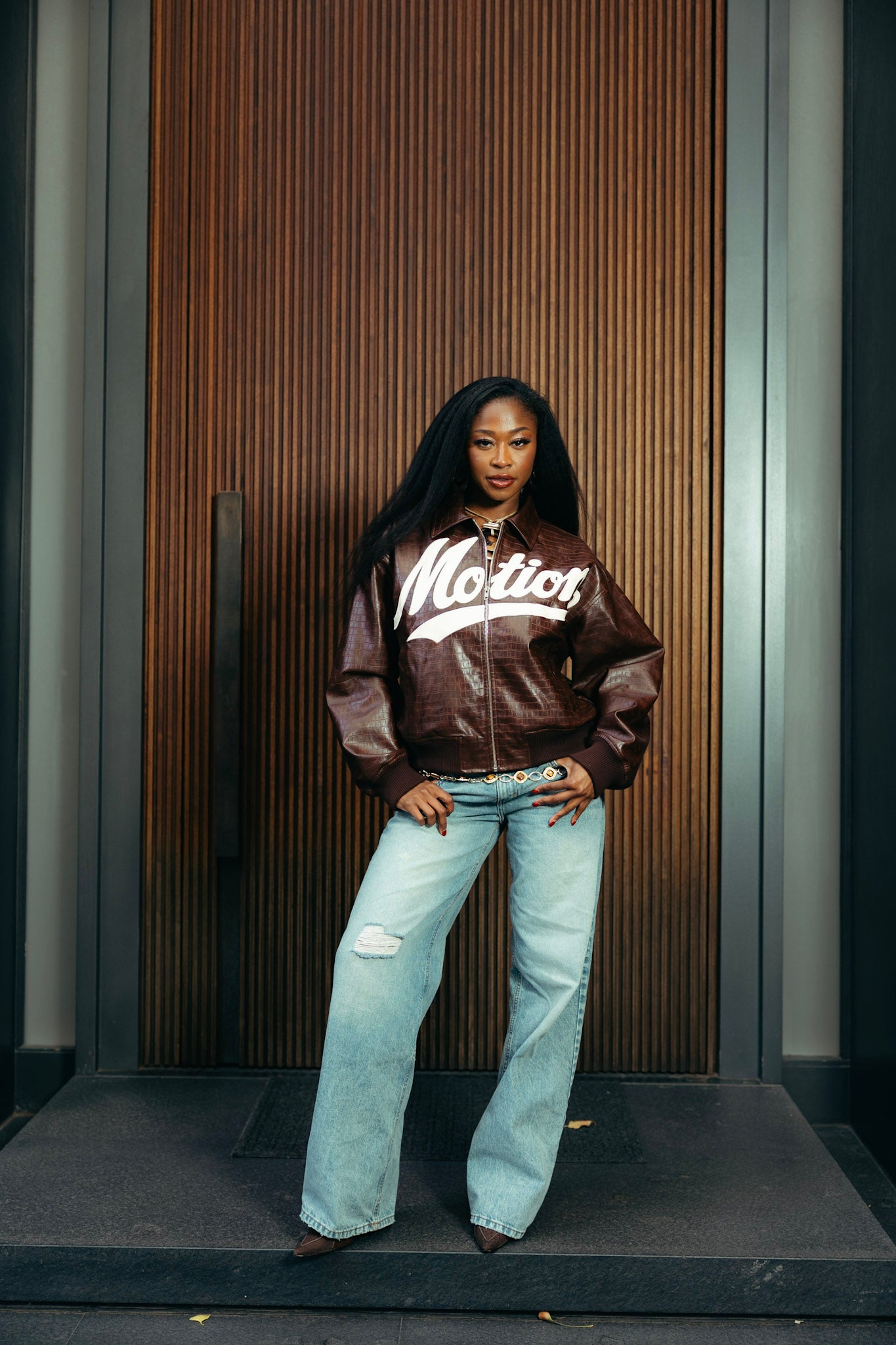 Motion Croc Jacket - Brownstone