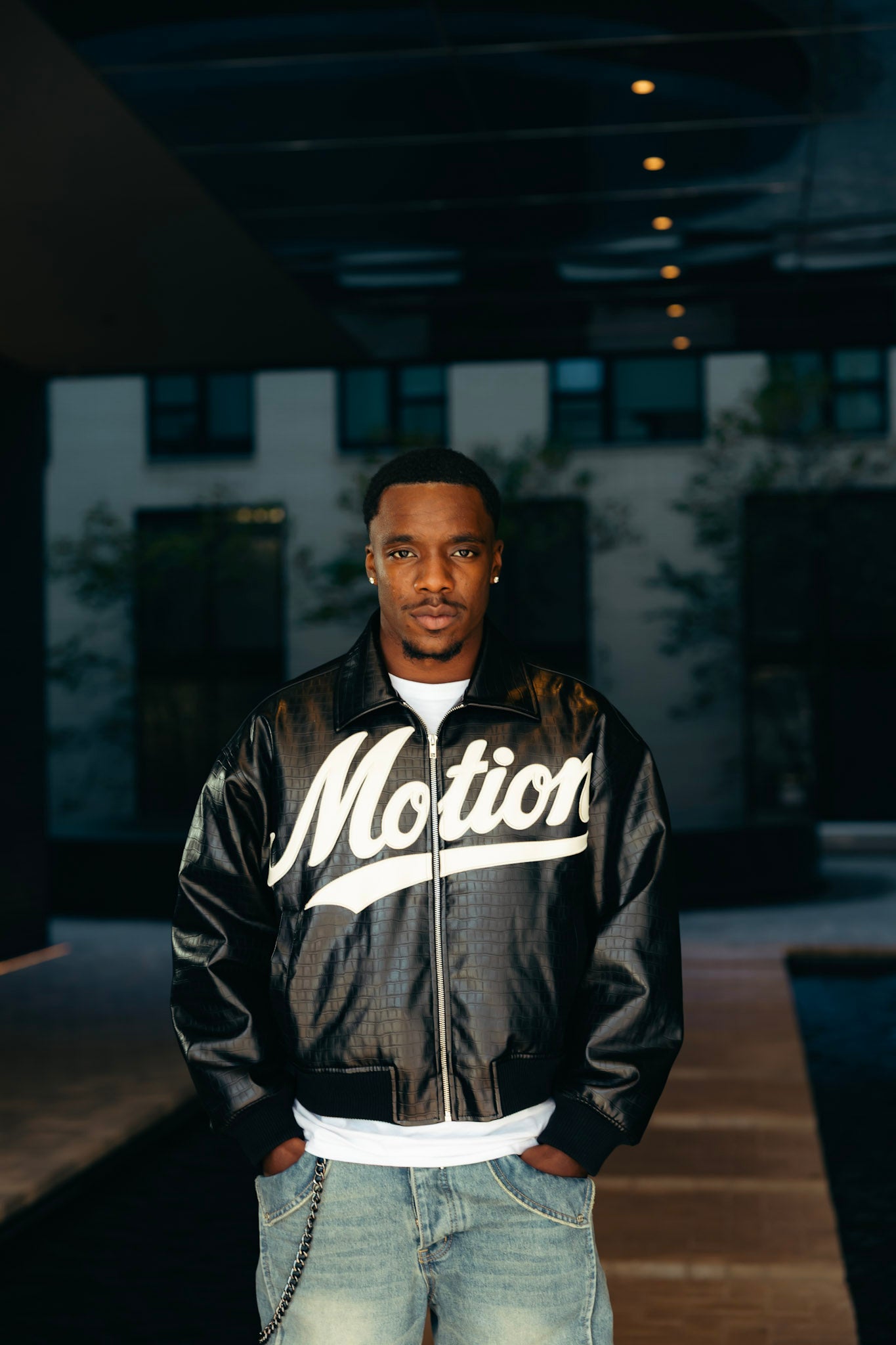 Motion Croc Jacket - Noir