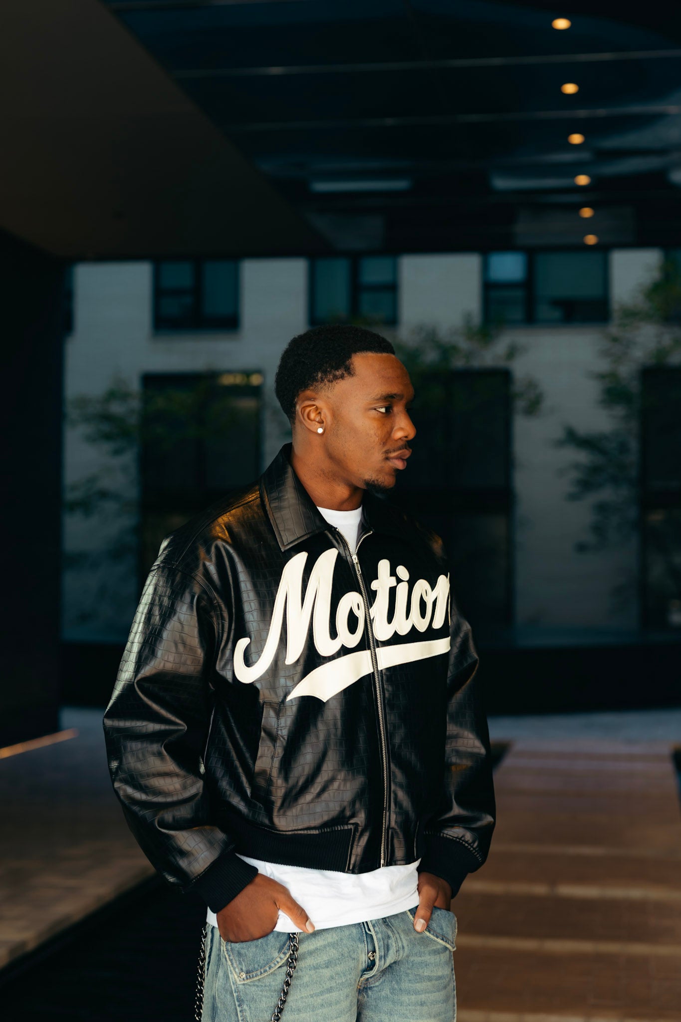 Motion Croc Jacket - Noir