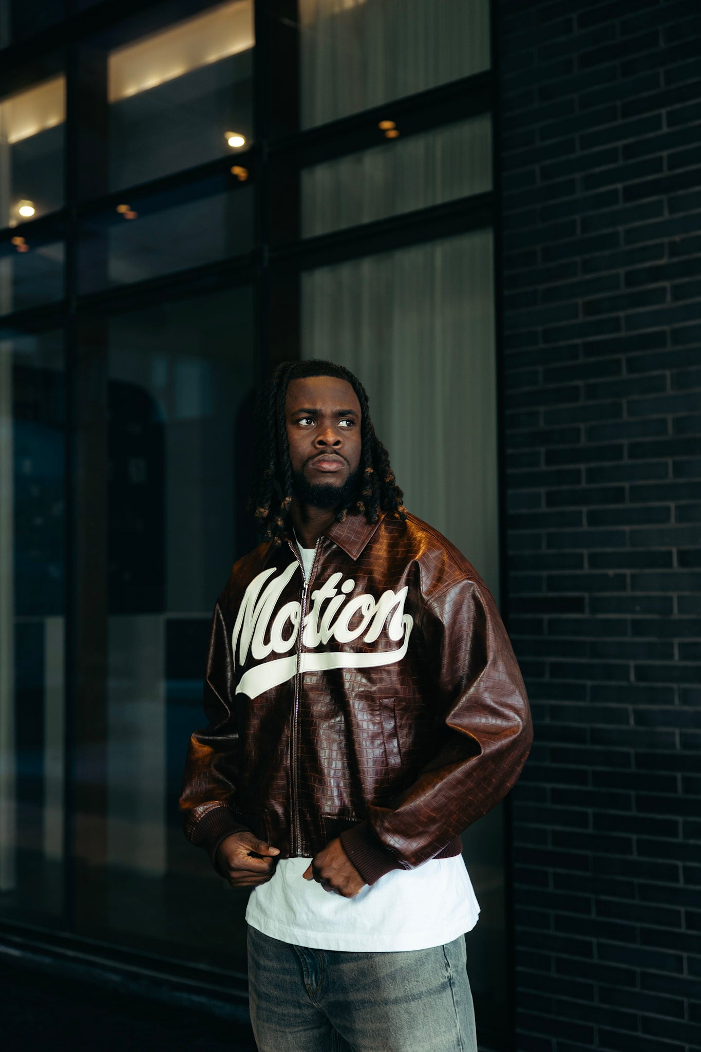 Motion Croc Jacket - Brownstone